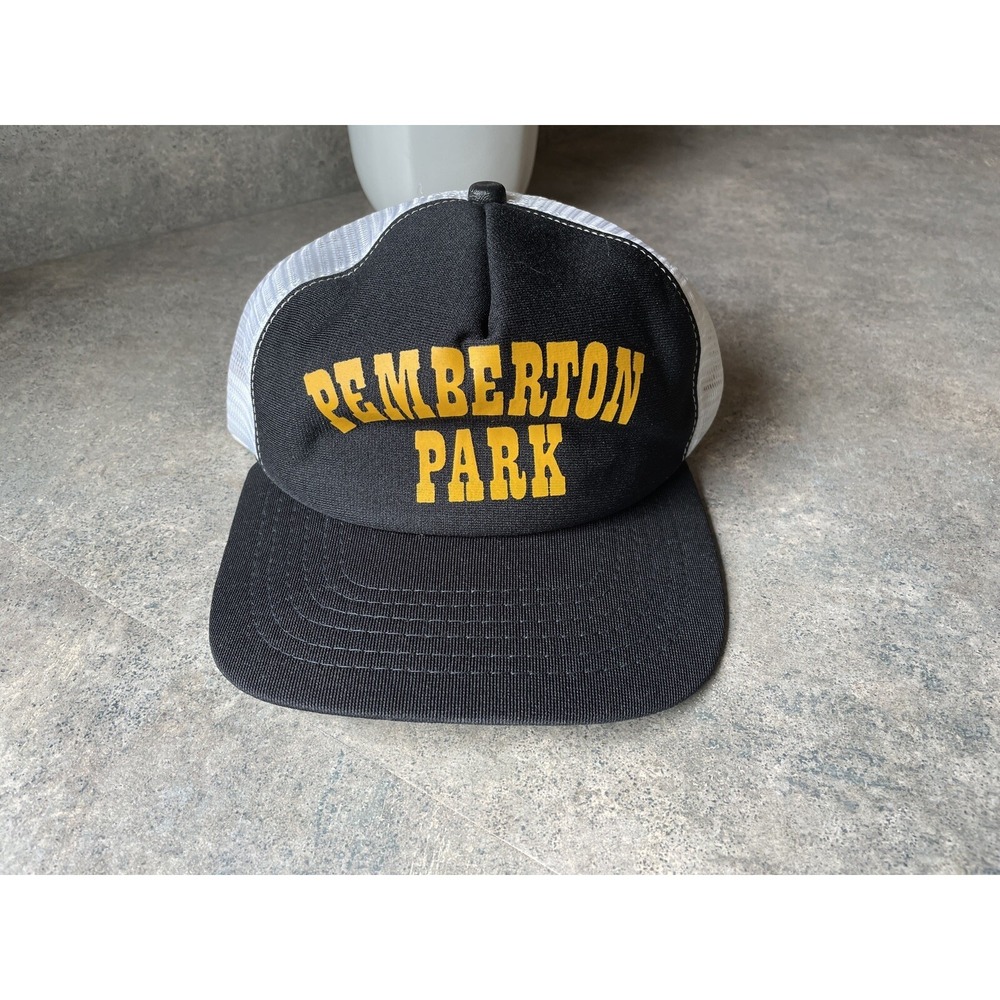 Vtg New Era Pro Design Pemberton Park Baseball Snapback Mesh Trucker Hat